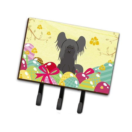 Carolines Treasures Easter Eggs Chinese Crested Black Leash or Key Holder BB6112TH68